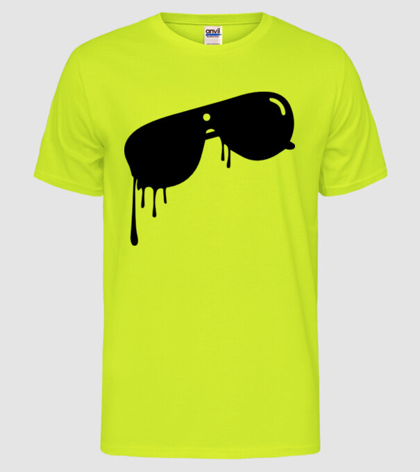 Ne topim model galben neon pe tricou