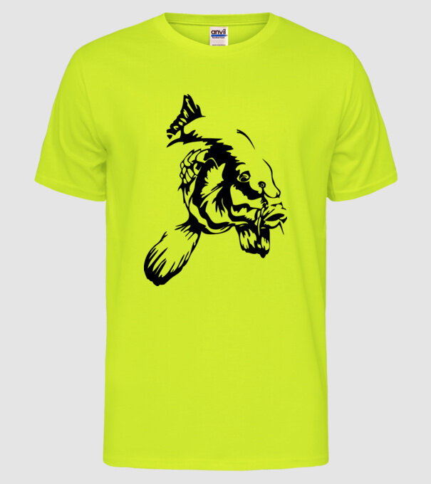 Crap model galben neon pe tricou