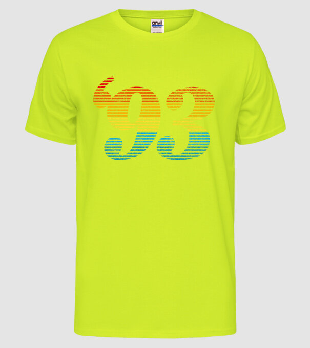 Retro Birthday 1993 model galben neon pe tricou