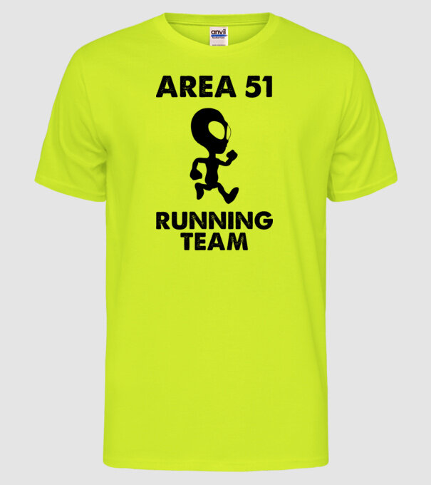 Storm area 51 running team black model galben neon pe tricou