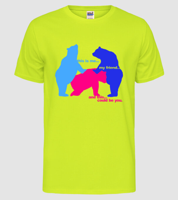 This is me... model galben neon pe tricou
