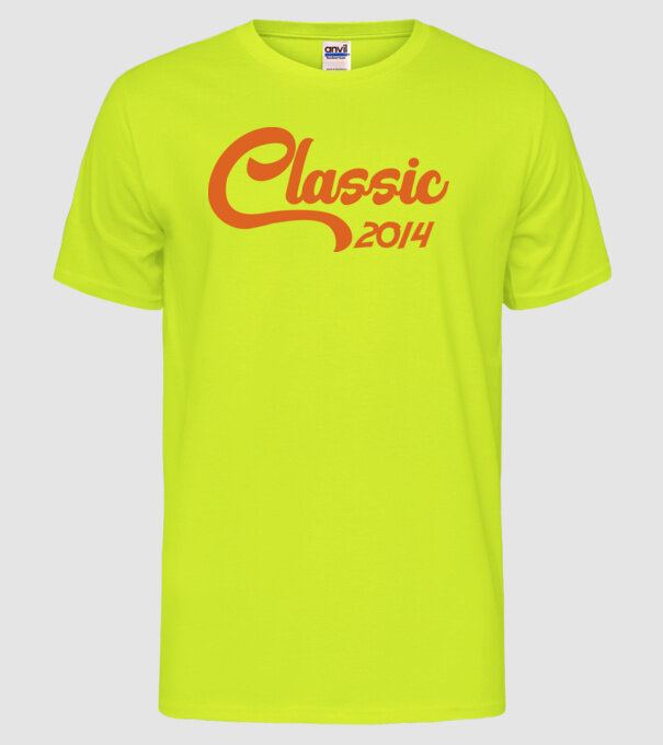 2014 Classic model galben neon pe tricou