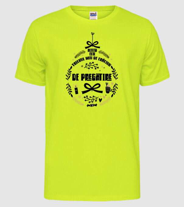acesta este tricoul meu de Crăciun_de pregătire model galben neon pe tricou