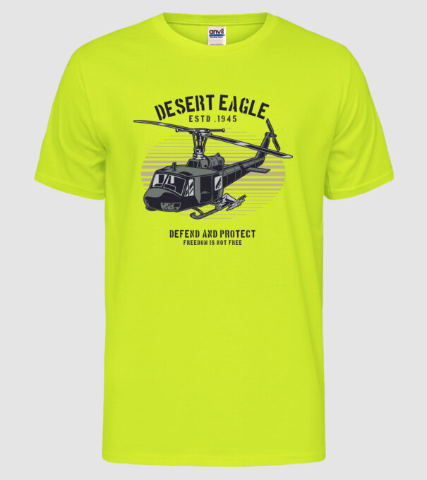 Avioane model galben neon pe tricou