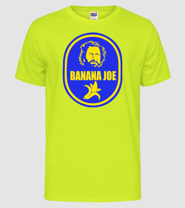 Banana Joe model galben neon pe tricou