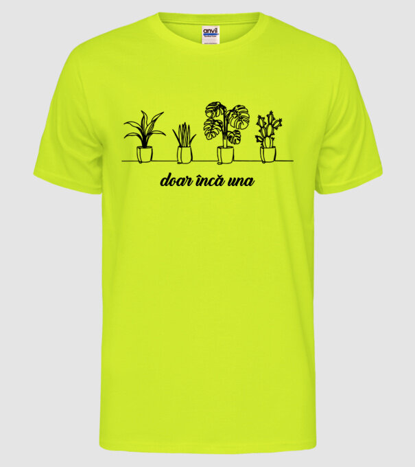 doar încă una model galben neon pe tricou