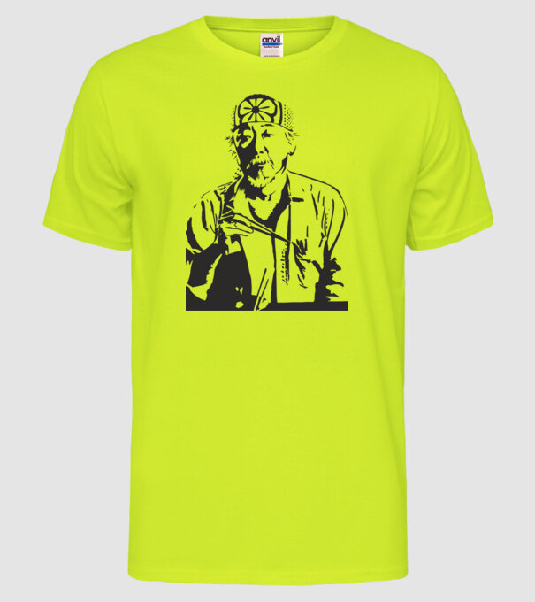 Miyagi cobra kai model galben neon pe tricou