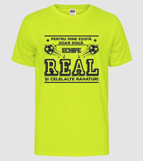 Pentru mine există doar două echipe, Real și celelalte rahaturi model galben neon pe tricou