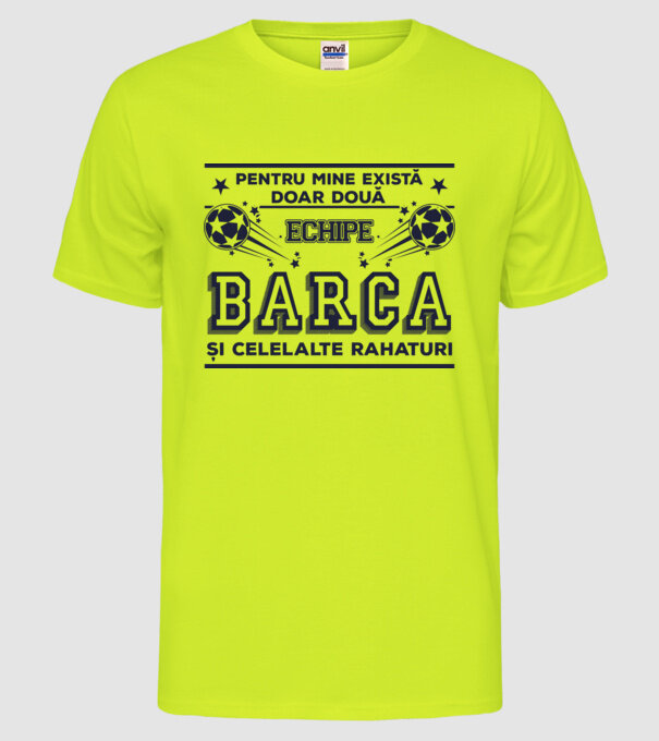 Pentru mine există doar două echipe, Barca și celelalte rahaturi model galben neon pe tricou