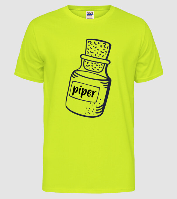 piper model galben neon pe tricou