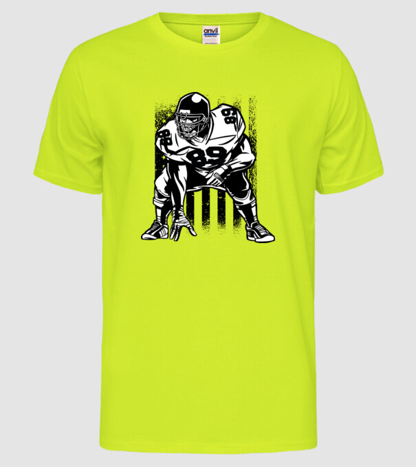 PLAYER model galben neon pe tricou
