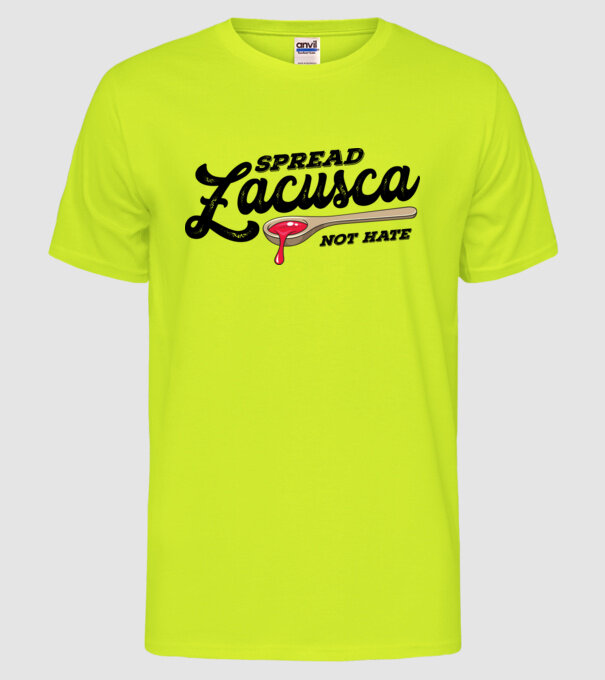 România Zacusca model galben neon pe tricou