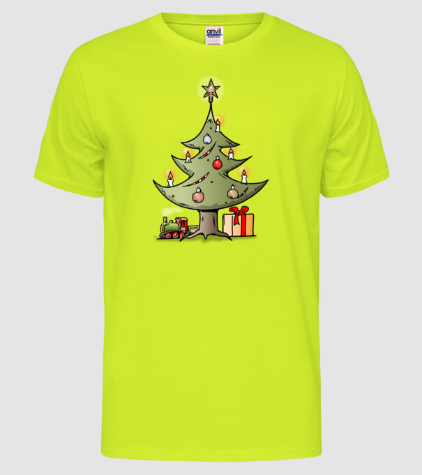 Trenuri model galben neon pe tricou
