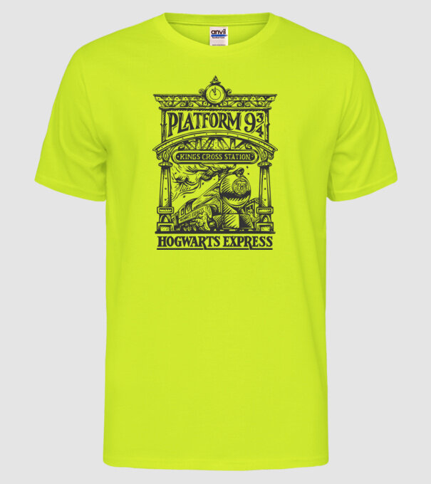 Trenuri model galben neon pe tricou