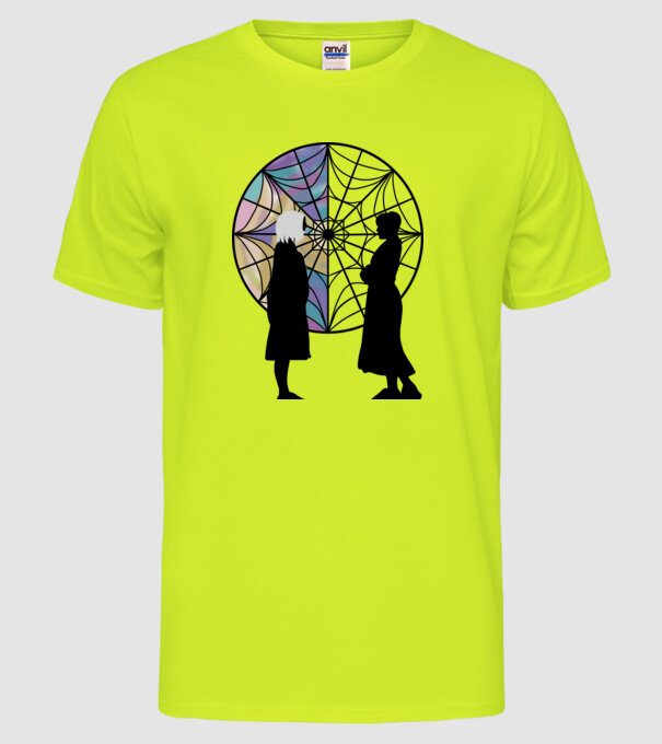 Wednesday Friendship model galben neon pe tricou