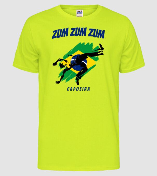 ZUM ZUM ZUM model galben neon pe tricou