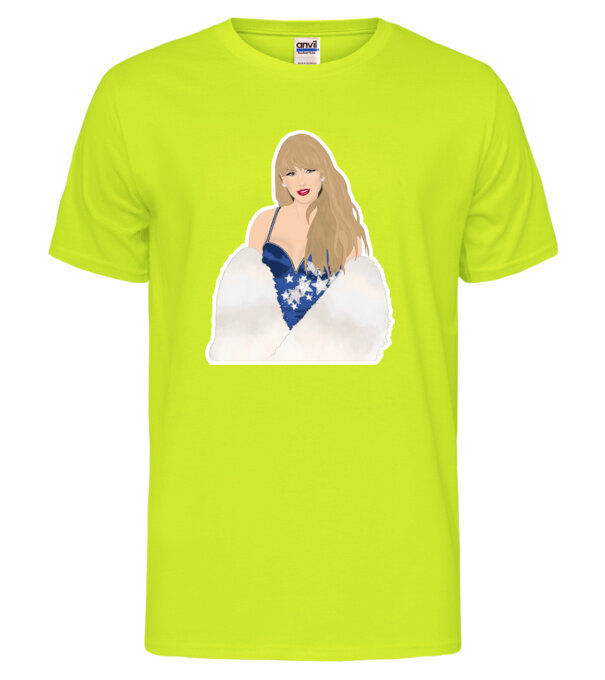  model  pe tricou