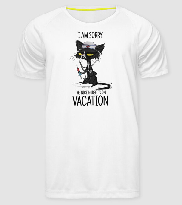 Sora mai drăguță e în vacanță model alb pe tricou