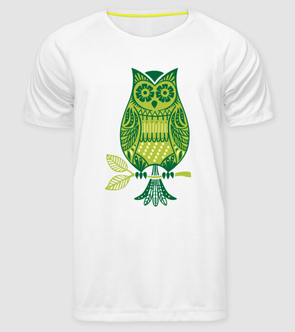 BUFNIȚĂ model alb pe tricou