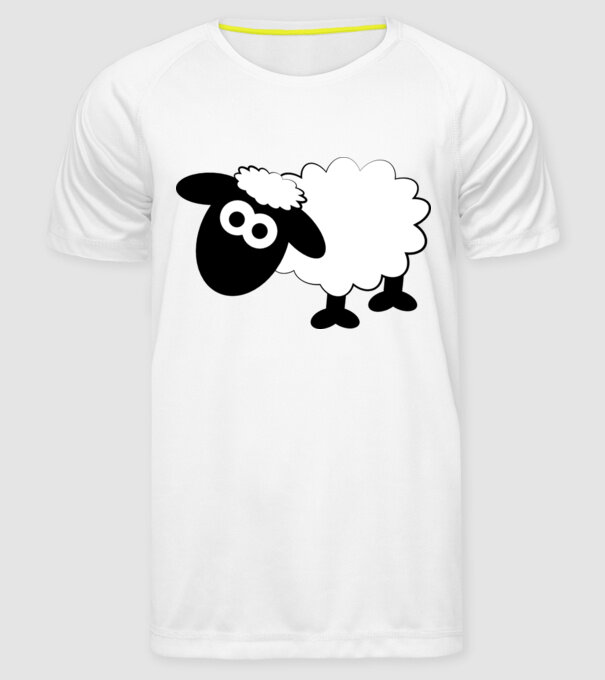 Miel model alb pe tricou