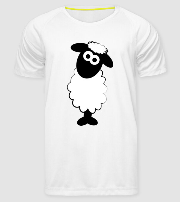 Mieluț model alb pe tricou