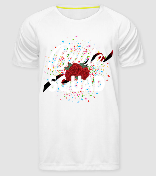 Bride Squad model alb pe tricou