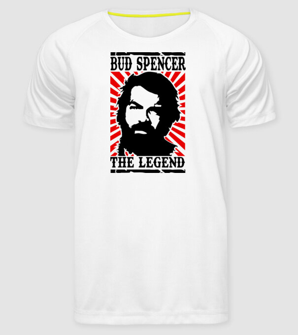 Bud Spencer Legend model alb pe tricou