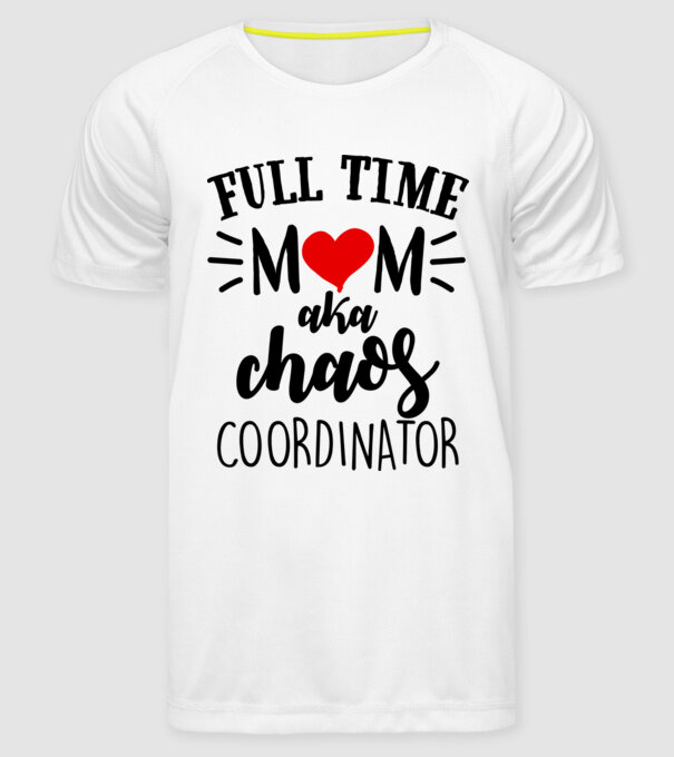 Chaos Coordinator model alb pe tricou