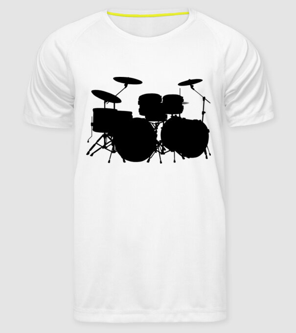 drum model alb pe tricou