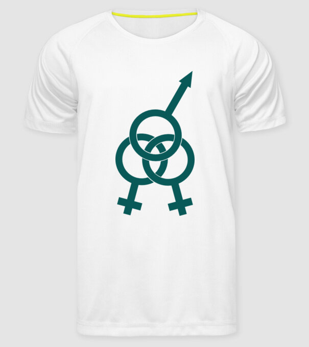 plăcere dublă model alb pe tricou