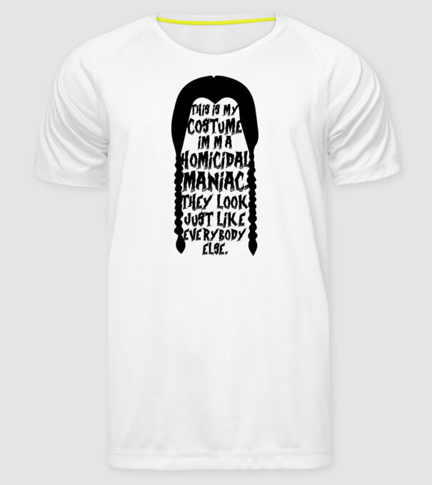 Acesta este costumul meu model alb pe tricou