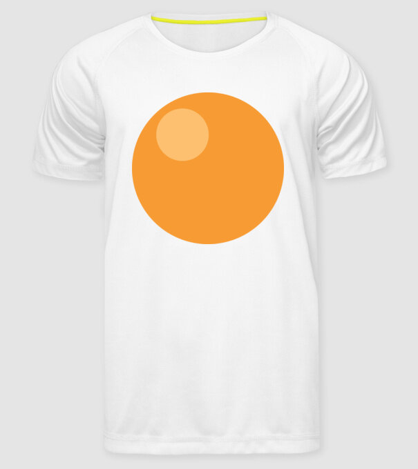 Ouă carnaval model alb pe tricou