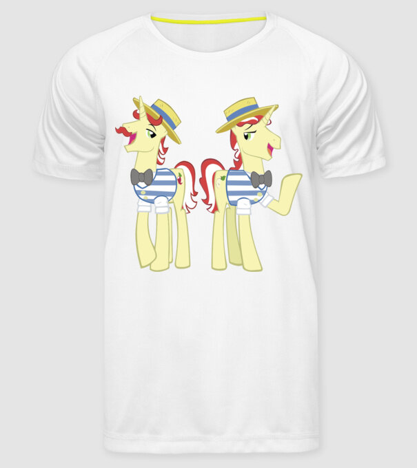 Flim Flam Brothers model alb pe tricou