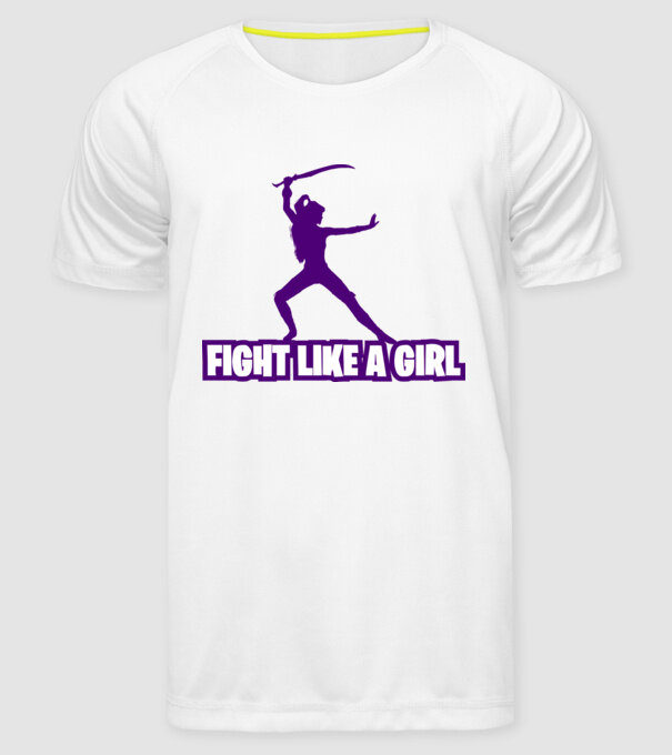 Fată Fortnite model alb pe tricou