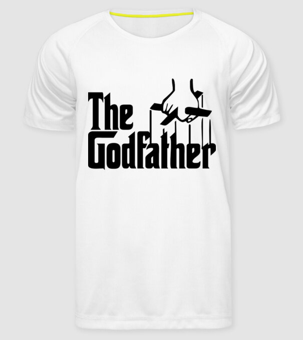 Godfather model alb pe tricou