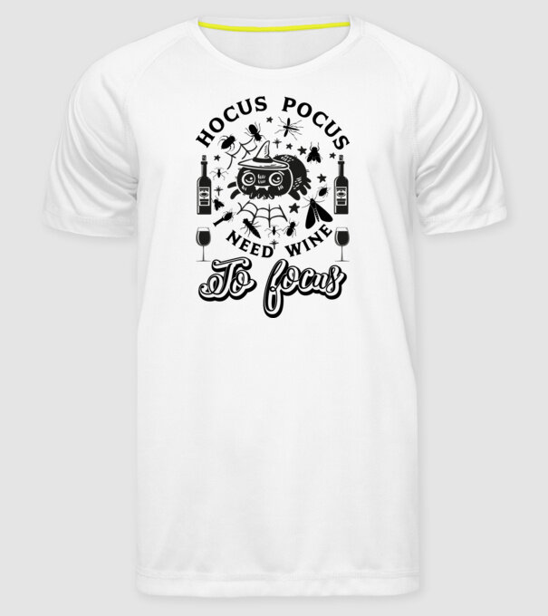 I need vine to focus model alb pe tricou