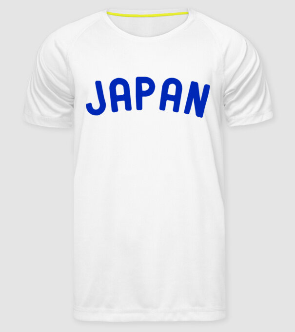 Japan model alb pe tricou