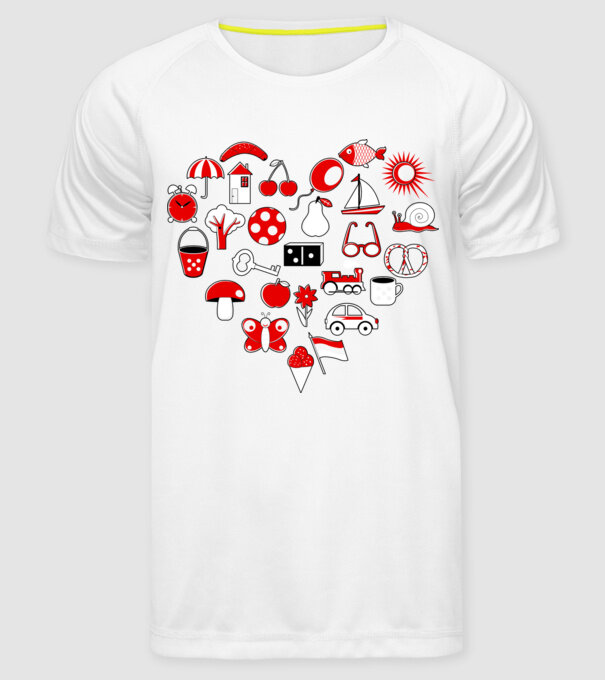 simboluri.ai model alb pe tricou