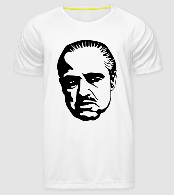 Godfather model alb pe tricou