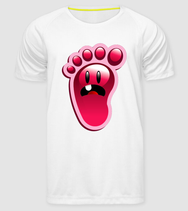 amprentă1 model alb pe tricou