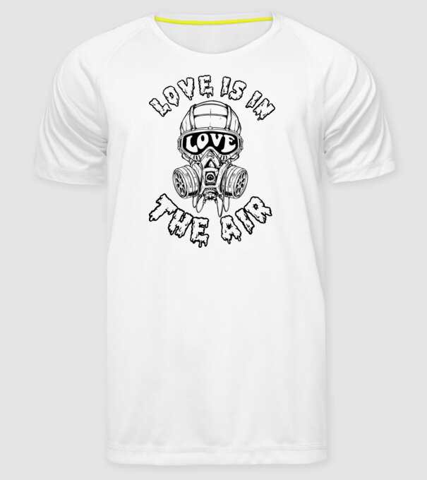 Love is in the air lght bck model alb pe tricou