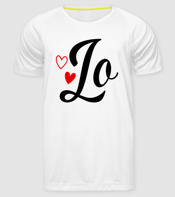 Cuplu LOVE model alb pe tricou