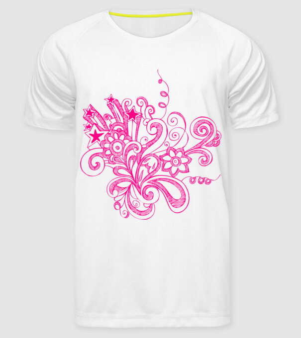 nonfi model alb pe tricou
