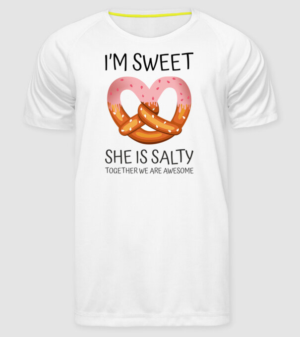 Sweet Friend model alb pe tricou