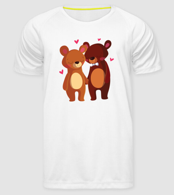 URȘI ÎNDRĂGOSTIȚI 2 model alb pe tricou