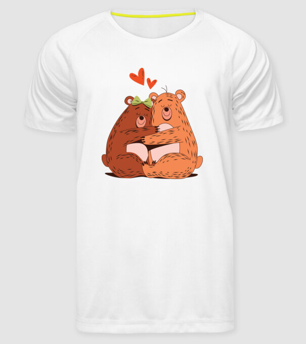 URȘI ÎNDRĂGOSTIȚI 3 model alb pe tricou
