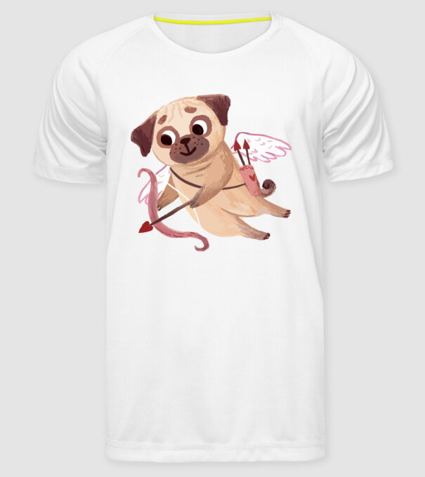 MOPȘI ÎNDRĂGOSTIȚI 3 model alb pe tricou