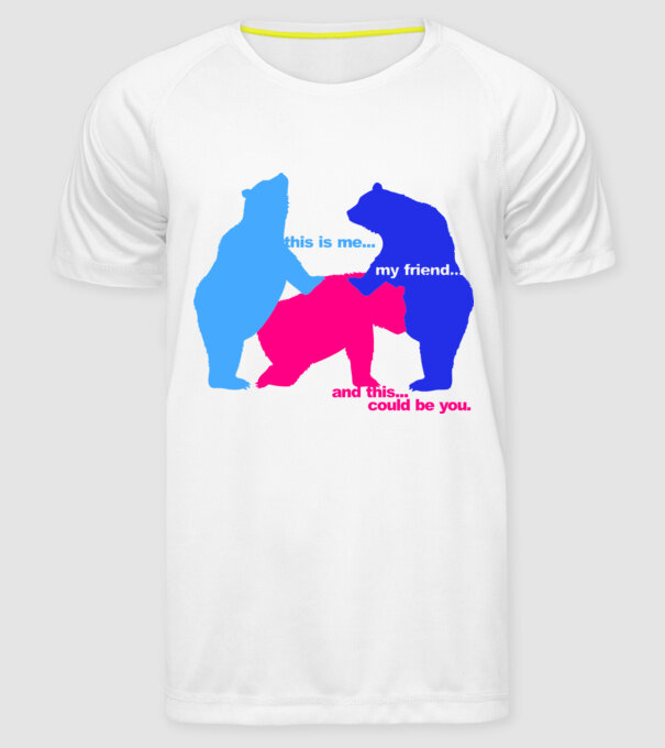 This is me... model alb pe tricou