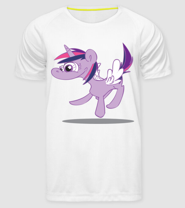 ugly my little pony model alb pe tricou