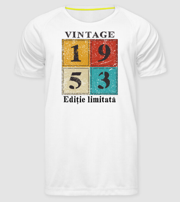 1953 - Ediție limitată model alb pe tricou